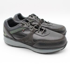 Joya Tony II Mens Size 12.5 Black Leather Sneakers Casual Shoes